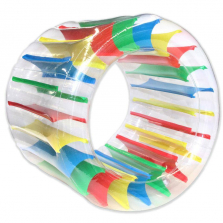 Pyramid Toys Roll and Tumble Inflatable Play Wheel - 48 inch
