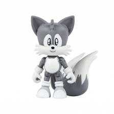 Sonic The Hedgehog 25th Anniversary Black and White Edition 3 inch Action Figure - Tails
