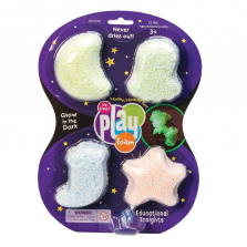 Educational Insights Playfoam Glow-in-the-Dark 4-Pack Set
