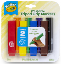 Crayola My First Washable Tripod Grip Markers Set