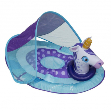 SwimWays Baby Spring Float Animal Friends - Purple Unicorn