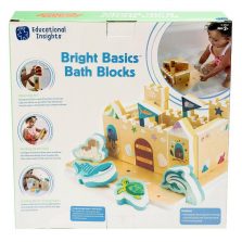 Educational Insights Bright Basics Bath Blocks Set