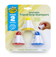 Crayola My First Washable Tripod Grip Stampers Set