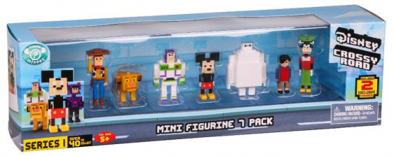 Disney Crossy Road 7 Pack Series 1 Mini Figurine Set