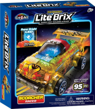 Cra-Z-Art Lite Brix Super Light Building Set - Scorcher Racer