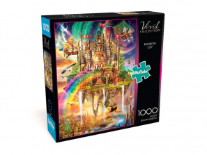 Buffalo Games Vivid Collection Rainbow City Puzzle - 1000-piece