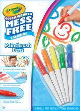 Crayola Color Wonder Mess Free Coloring Paintbrush Pens Set