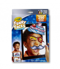 Crayola Color Alive Funny Faces Crazy Costumes Virtual Masks Coloring Book