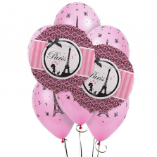 Paris Party Balloon Kit - 8 piece