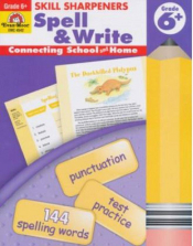 Skill Sharpeners Spell and Write Grade 6 Workbook