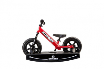 Strider 12 Sport Baby Bundle No-Pedal Balance Bike - Red