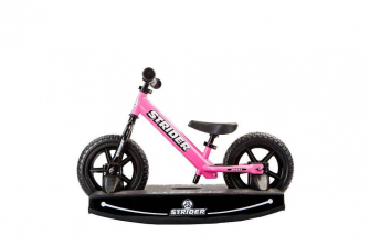 Strider 12 Sport Baby Bundle No-Pedal Balance Bike - Pink