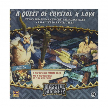 Cool Mini or Not Massive Darkness Quest of Crystal Lava Expansion Game