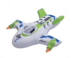Sizzlin' Cool Inflatable Ride-On Spaceship with Water Blaster