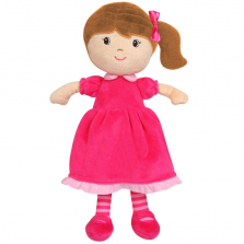 Stephen Joseph Rag Doll - Light Brown Hair