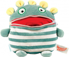 Worry Eaters Small Stuffed Schnulli - Teal/White