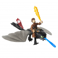 DreamWorks Dragons Dragon Riders Action Figures - Hiccup and Toothless