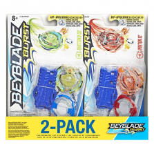 Beyblade Burst 2-Pack Value Starter Pack Ifritor I2 and Quetziko Q2<br>