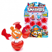 ZURU Smashers Series 1 8 Smash Pack with Collector's Guide - Surprise Figure (Colors Styles May Vary)