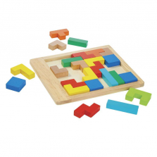 Imaginarium Discovery Wooden Color Blocks Puzzle - 24 Piece