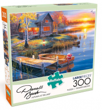 Buffalo Games Autumn at the Lake 300 Large Piece Jigsaw Puzzle
