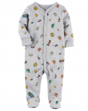 Stickers Baby Boy Sleep & Play Jumpsuit