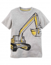 Excavator Baby Boy T-Shirt