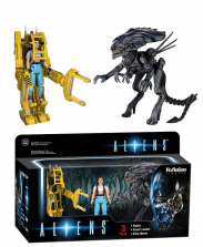 Funko Aliens 3 Pack 3.75 inch Scale Reaction Figure - Ripley, Power Loader and Alien Queen