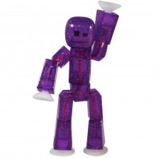 Stikbot Metal Series Action Figure - Purple