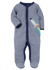 Rocket Baby Boy Sleep & Play Jumpsuit