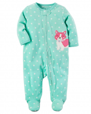 Carter's Baby Girls Fleece Jumpsuit