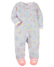 Floral Baby Girl Sleep & Play Jumpsuit