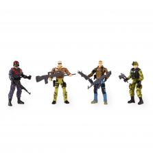 True Heroes 4-Pack Soldier Action Figures - Stone/Ironsides/Condor/Static