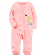 Floral Baby Girl Sleep & Play Jumpsuit