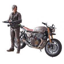 McFarlane Toys The Walking Dead TV Series 5 inch Deluxe Box Action Figure Set - Daryl Dixon with Custom Bike