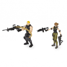 True Heroes 2 Pack Figurines and Accessories - Smash / Blindside