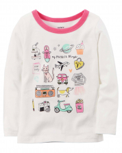 Carter's Girl's Long Sleeve Top