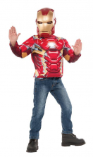 Marvel Captain America Civil War Deluxe Light Up Costume Top Set - Iron Man