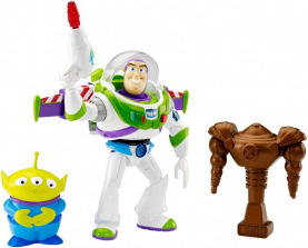 Disney Pixar Toy Story Action Figures - Space Ranger, Buzz Lightyear and Alien