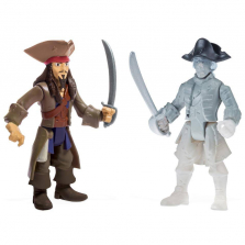 Pirates of the Caribbean: Dead Men Tell No Tales 2-Pack Action Figure - Jack Sparrow vs. Ghost Crewman