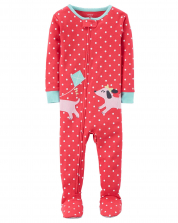 Girl Child Cute Dog Jumpsuit
