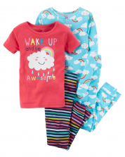 Cute Cloud girl child 4-Pajama Set