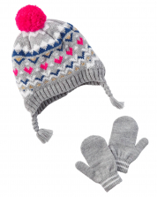 Carter's Girl Boy Hat Gloves Set
