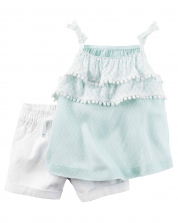 Carter's Baby Girl Shorts Set