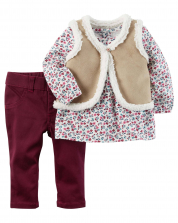 Carter's Infant girl's 3-Set