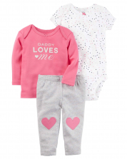 Carter's Infant girl's 3-Set