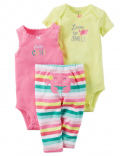 Carter's Infant girl's 3-Set