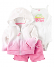 Carter's Infant girl's 3-Shorts Set