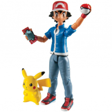 Pokemon Hero 5 inch Action Figure - Ash, Sacha and Pikachu