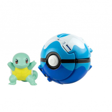 Pokemon Throw N Pop Poke Ball with 2 inch Action Figure - Squirtle and Dive Ball